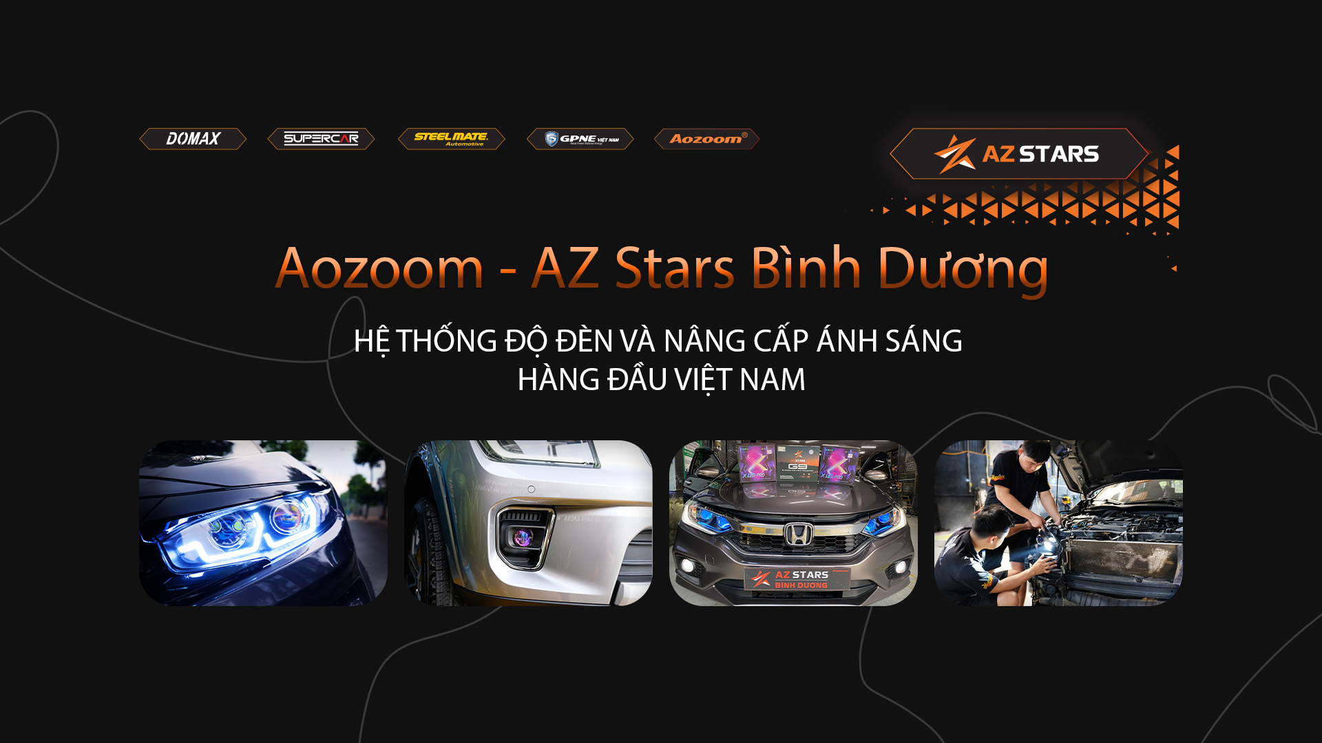 AZ STARS - HỆ THỐNG NÂNG CẤP Ô TÔ TOÀN CẦU