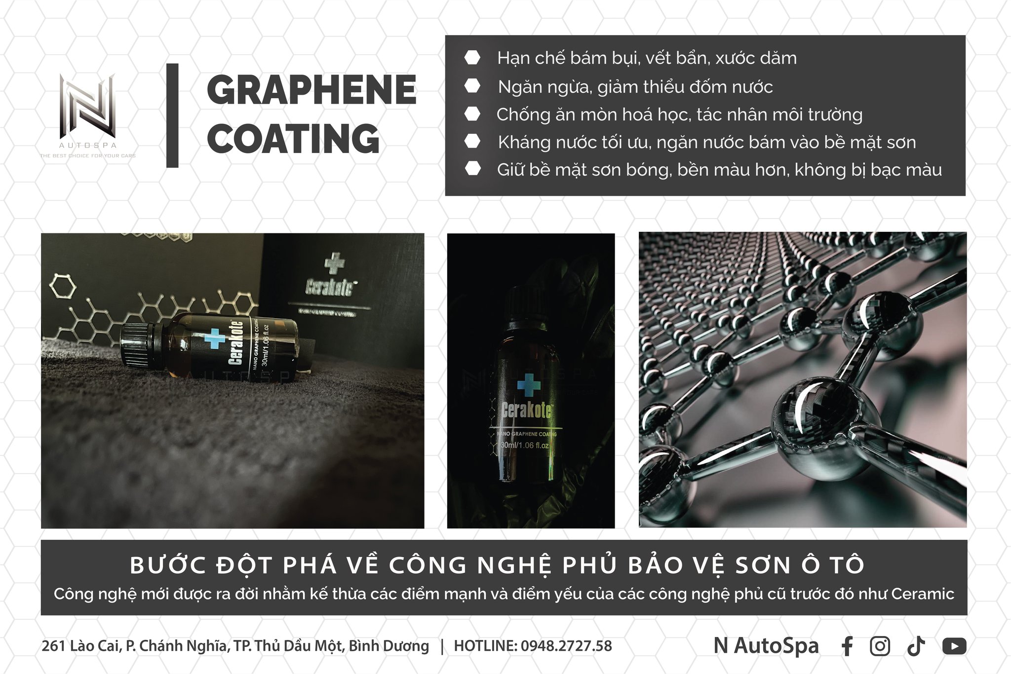Phủ Graphene Ceramic Bình Dương