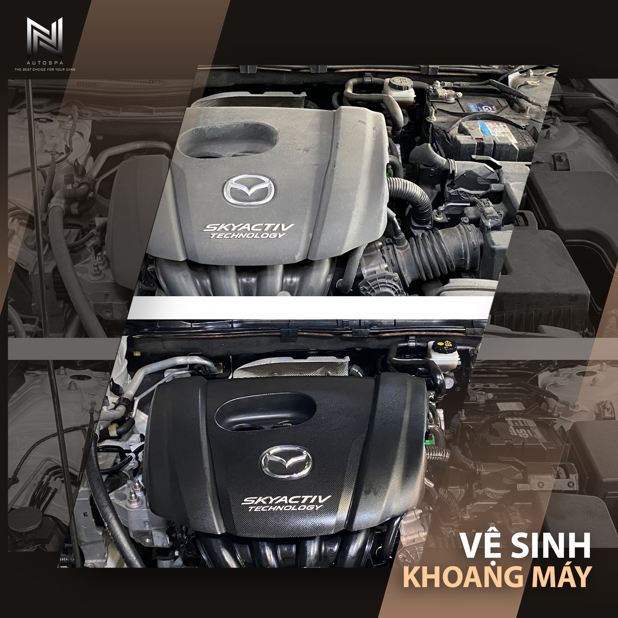 Vệ Sinh Khoang Máy Ô Tô Bình Dương