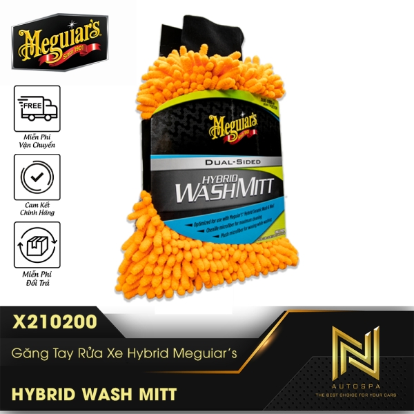 Găng tay rửa xe thế hệ mới - Hybrid Wash Mitt - X210200