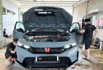 Civic Type R 2023 - Dán Cách Âm Chống Ồn 4 Hốc Bánh - Dán Phim Cách Nhiệt Đắt Nhất Thế Giới...