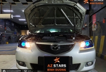 MAZDA 3 ĐỘ CẶP BI LED X-LED PRO DOMAX - THƯƠNG HIỆU AOZOOM