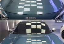 Peugeot 5008 - Đánh bóng sơn xe và Đánh bóng kính. Xe sẽ trở lại sáng, sạch, bóng, thơm như ngày đầu mới mua.