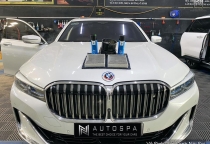 BMW 740i - Khắc phục mùi hôi ẩm mốc bằng Vệ Sinh Giàn Lạnh 