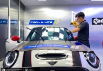 Mini Cooper dán phim cách nhiệt Cool N Lite trọn gói cao cấp TitanX tại N AutoSpa.