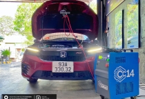 Sổ Giun cho em xe City đã đi được 30.000km bằng Công Nghệ Carbon Clean đến từ Anh Quốc.