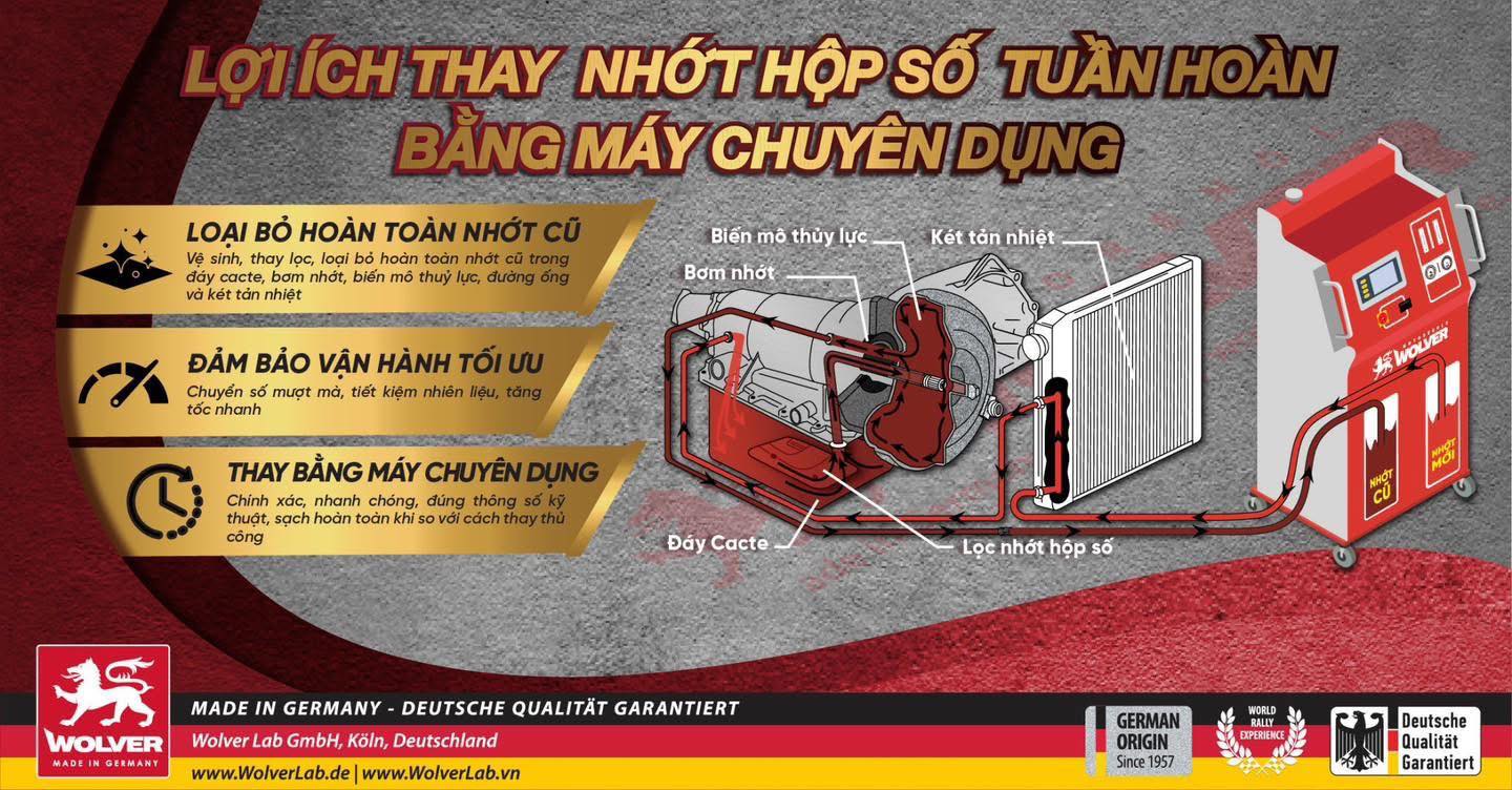 Thay nhớt hộp số tuần hoàn tại N AUTO SPA