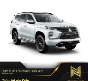 Thảm lót sàn ô tô Mitsubishi Pajero Sport Full option - Lót Sàn KATA Chính Hãng
