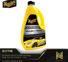 Meguiar’s Ultimate Wash & Wax – Xà phòng rửa xe có chất tạo bóng dòng cao cấp