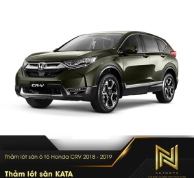 Thảm lót sàn ô tô Honda CRV 2018 - 2019 - 7 Chỗ Full option -  Lót Sàn KATA Chính Hãng