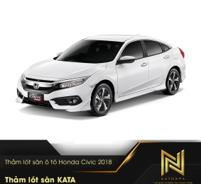 Thảm lót sàn ô tô Honda Civic 2018 - Lót Sàn KATA Chính Hãng