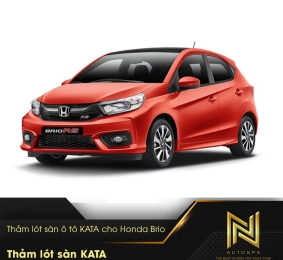 Thảm lót sàn ô tô KATA cho Honda Brio - Lót Sàn KATA Chính Hãng 