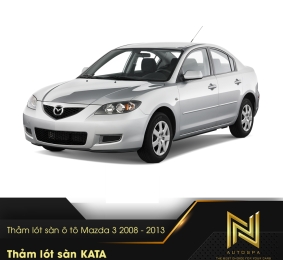 Thảm lót sàn ô tô Mazda 3 2008 - 2013 - Lót Sàn KATA Chính Hãng