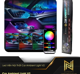 Led Viền Nội Thất Car Ambient Light V2 - 64 triệu màu sắc
