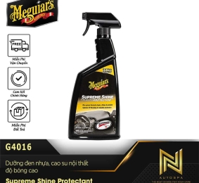 Meguiar's Supreme Shine Protectant / Dưỡng đen nhựa, cao su nội thất - độ bóng cao - G4016
