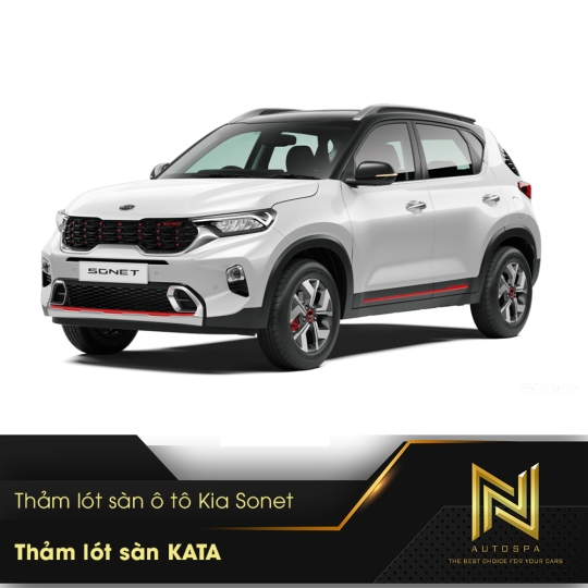 Thảm lót sàn ô tô Kia Sonet - Lót Sàn KATA Chính Hãng