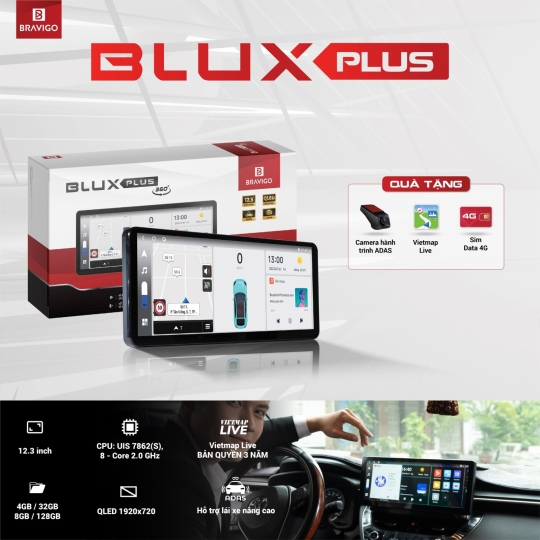 BRAVIGO BLUX PLUS  - TUYỆT TÁC MÀN HÌNH NGANG - ĐẲNG CẤP DẪN ĐẦU  