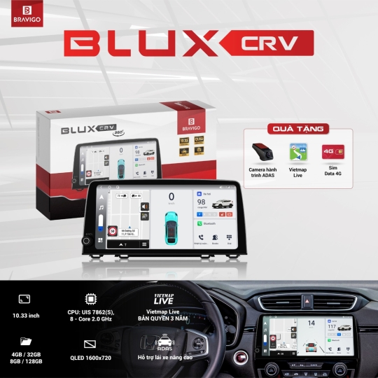 MÀN HÌNH BRAVIGO BLUX CRV - ĐẲNG CẤP DẪN ĐẦU BLUX SERIS