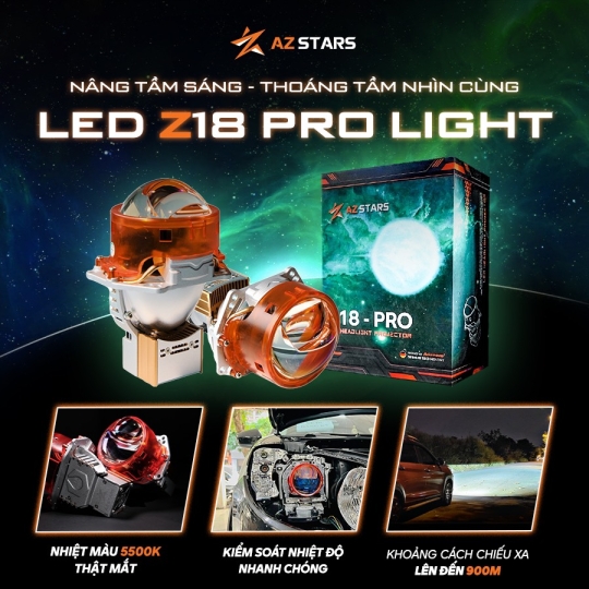 LED LIGHT Z18 PRO