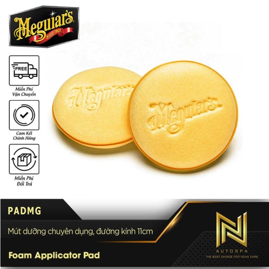 Mút dưỡng tiêu chuẩn màu vàng đường kính 11 cm