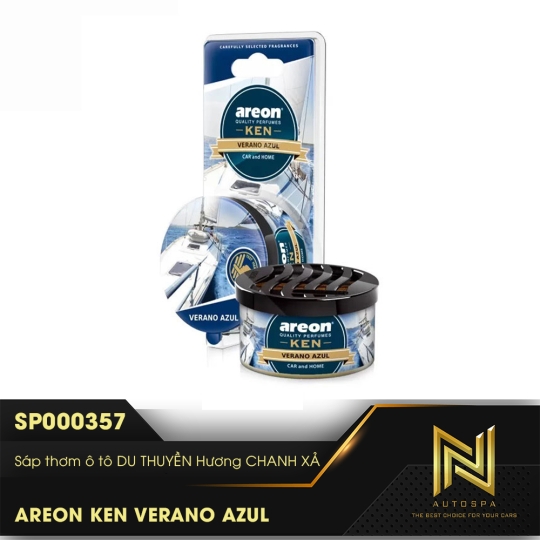 Sáp thơm nước hoa ô tô - Khử mùi xe hơi cao cấp - Areon Ken chính hãng