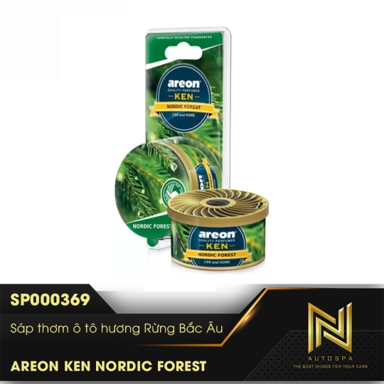Sáp thơm nước hoa ô tô - Khử mùi xe hơi cao cấp - Areon Ken chính hãng