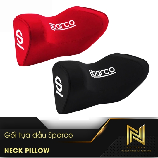 Gối tựa đầu cao su non Sparco - Chính hãng - Êm ái trên mọi chặng đường.