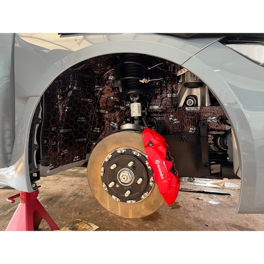 Dán cách âm chống ồn cho xe Honda Civic Type R 2023