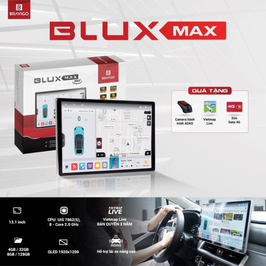 MÀN HÌNH BRAVIGO BLUX MAX - THIẾT KẾ ẤN TƯỢNG - TRẢI NGHIỆM ĐẲNG CẤP