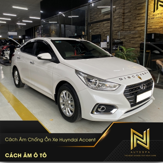 Dán cách âm chống ồn cho xe Huyndai Accent 