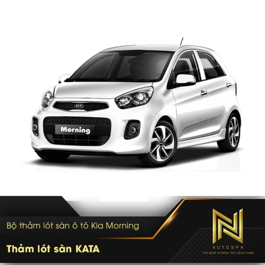 Bộ thảm lót sàn ô tô Kia Morning - Lót Sàn KATA Chính Hãng