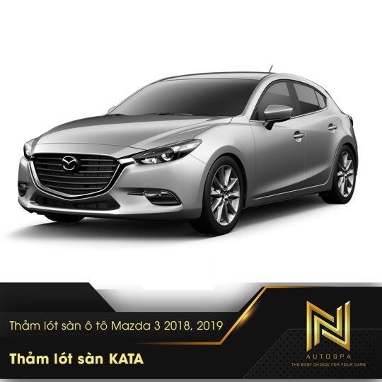 Thảm lót sàn ô tô Mazda 3 2018, 2019 - Lót Sàn KATA Chính Hãng