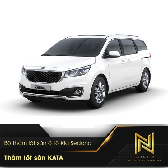 Bộ thảm lót sàn ô tô Kia Sedona - Lót Sàn KATA Chính Hãng