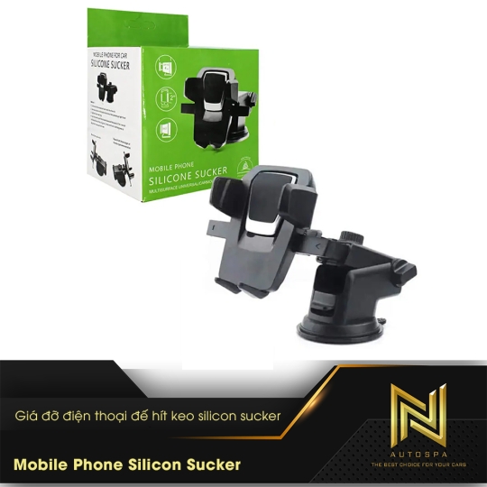 Giá đỡ điện thoại đế hít keo silicon Sucker