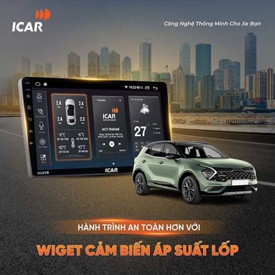 MÀN HÌNH ICAR ELLIVIEW SE LIỀN CAMERA 360 - CÔNG NGHỆ THÔNG MINH