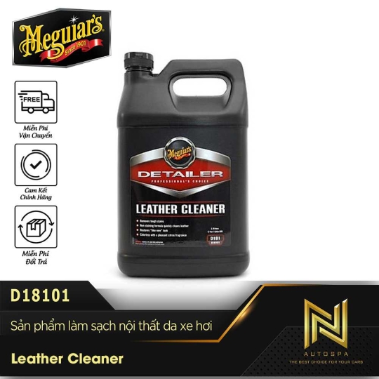 Sản phẩm làm sạch nội thất da xe hơi - Leather Cleaner - D18101