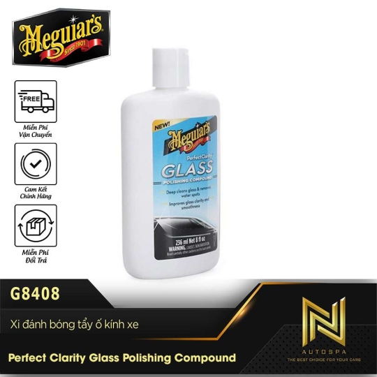 Perfect Clarity Glass Polishing Compound - Xi đánh bóng tẩy ố kính ô tô - 236ml