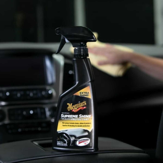 Meguiar's Supreme Shine Protectant / Dưỡng đen nhựa, cao su nội thất - độ bóng cao - G4016