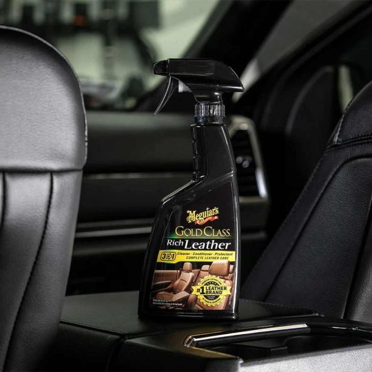 Gold Class Rich Leather 3-in-1 Spray / Làm sạch và dưỡng da nội thất ô tô dòng Gold Class - G10916