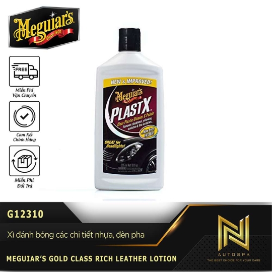 KEM LÀM SẠCH, TẨY SÁNG VÀ ĐÁNH BÓNG ĐÈN XE Ô TÔ, G12310 - 296ML