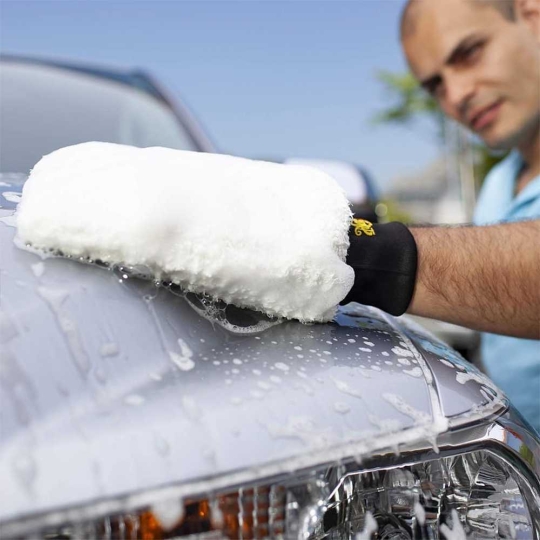 Găng tay rửa xe siêu dày sợi Microfiber - Microfiber Car Wash Mitt - X3002EU