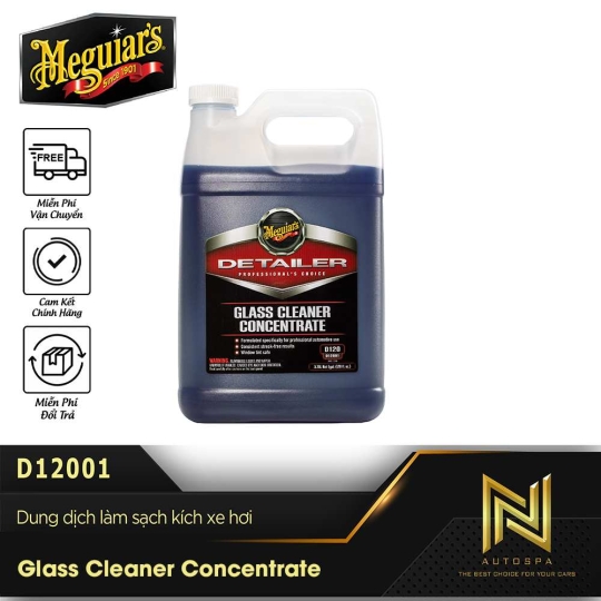 Dung dịch làm sạch kính xe hơi - Glass Cleaner Concentrate - D12001