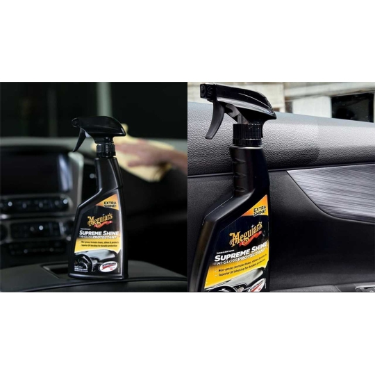 Meguiar's Supreme Shine Protectant / Dưỡng đen nhựa, cao su nội thất - độ bóng cao - G4016