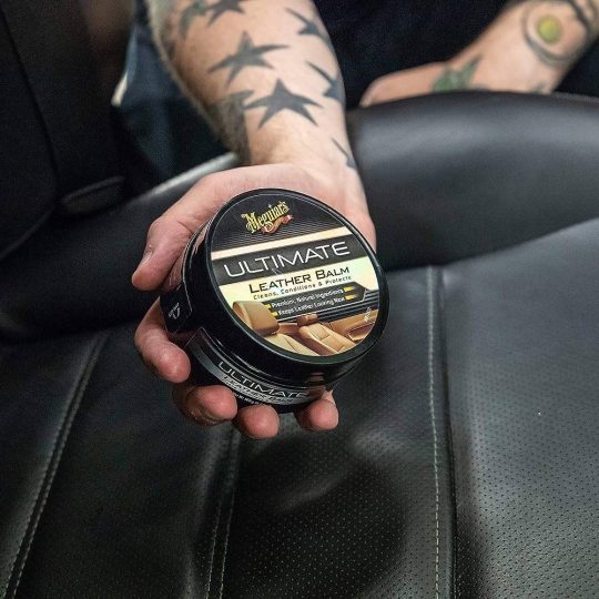 Meguiar's Ultimate Leather Balm / Sáp dưỡng da nội thất ô tô dòng cao cấp Ultimate - G18905