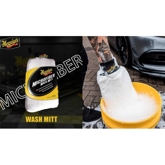 Găng tay rửa xe siêu dày sợi Microfiber - Microfiber Car Wash Mitt - X3002EU