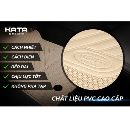 Thảm lót sàn xe ô tô cao cấp Chevrolet Cruze - Lót Sàn KATA Chính Hãng