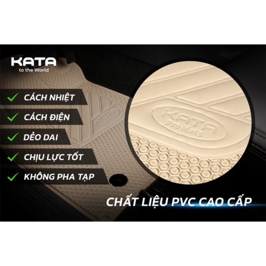 Thảm lót sàn ô tô Honda Jazz - Lót Sàn KATA Chính Hãng