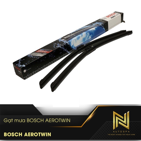 Gạt mưa BOSCH AEROTWIN - Cần Gạt mưa ô tô chính hãng silicon thân mềm.